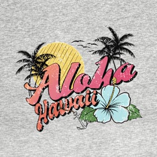 Aloha Hawaii On The Beach T-Shirt